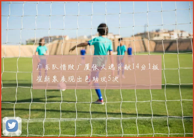 广东队惜败广厦张文逸贡献14分1板崔新泉表现出色助攻5次